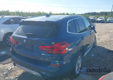 2019 BMW X3 xDrive30I z USA, uszkodzony, nr VIN 5UXTR9C54KLE11869